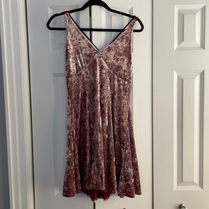 American Eagle Crushed Velvet Dress